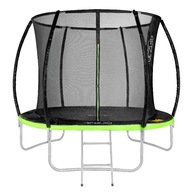 Trampolina z siatką 4FIZJO Pro TP04 312 cm zielona