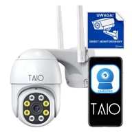 Kamera IP wewnętrzna, zewnętrzna TAIO Kamera zewnętrzna WiFi obrotowa TAIO Noctua 4
