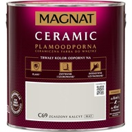 Farba ceramiczna ścienna Magnat 2,5 l Zgaszony Kalcyt C69 mat