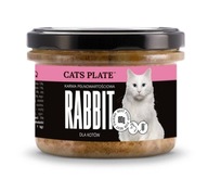 Mokra karma dla kota Cats Plate królik 0,18 kg