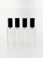 Fľaštička na parfumy 20ml atomizér sklenená fľaštička 10ks