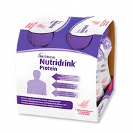 Preparaty odżywcze NUTRICIA Nutridrink Protein truskawkowe 4x125 ml