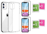Etui iPhone 11 | CLEAR CASE | +2x SZKŁO HARTOWANE 9H |