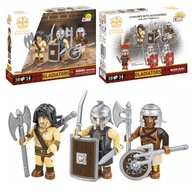 COBI 20066 Imperium romanum Gladiatorzy 3 Figurki Wojowników