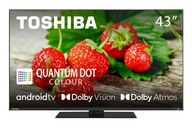 Telewizor QLED Toshiba 43QA7D63DG 43" 4K UHD czarny