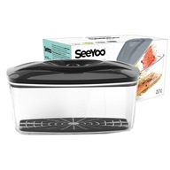 Pojemnik próżniowy na żywność SeeYoo 2,7 l grafitowy