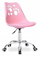 Krzesło biurkowe eHokery Grover różowy