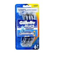 Maszynka jednorazowa do golenia Gillette Blue3 Comfort 6 szt.