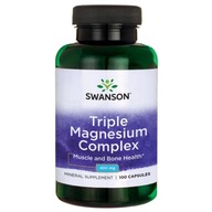 Suplement diety Swanson Health Triple Magnesium Complex kapsułki 100 szt.