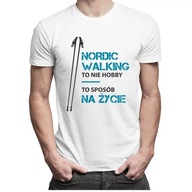 Nordic walking nie je hobby tričko na nordic walking