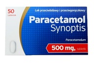 Paracetamol Synoptis 50 szt. tabletki