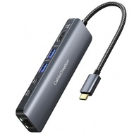 HUB Thunderbolt 4 USBC C HDMI 8K / 4K 60Hz / LAN / USB 3.0 MacBook M3 M2 M1