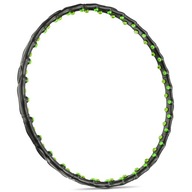 Hula hop z wypustkami Hop-Sport 98 cm czarny