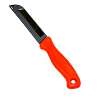 Nóż Karbowany Nożyk 9 cm 6238 CZERWONY