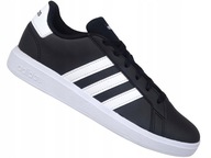 Adidas buty sportowe skóra ekologiczna czarny rozmiar 39 1/3