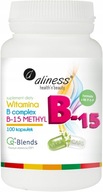 Suplement diety Aliness Witamina B Complex B-15 Methyl kapsułki 100 szt.