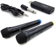 Sada bezdrôtových karaoke mikrofónov ACCENT