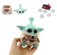 BONGO silikonowe BABY YODA fajka UNIKATOWA 13 cm