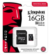 Karta pamięci SDHC Kingston Przemysłowa microSD 16GB Kingston Indu2 16 GB