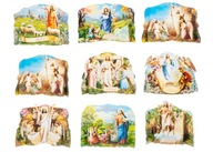 Laurki Świąteczne Przestrzenne Kartki Wielkanocne z życzeniami Religijne 10