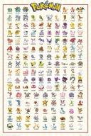 Plakat filmowy, gamingowy, książkowy, komiksowy Pokemon 61 x 91,5 cm