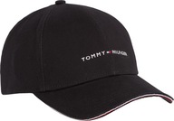 Tommy Hilfiger czapka z daszkiem czarny rozmiar uniwersalny