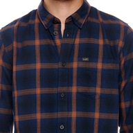 Lee koszula męska casual BUTTON DOWN długi rękaw regular bawełna rozmiar XXL