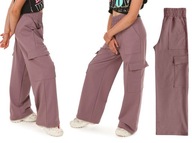 Maja spodnie dresowe fioletowy rozmiar 140 (135 - 140 cm)