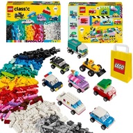 LEGO CLASSIC 11036 KREATÍVNE VOZIDLÁ VEĽKÁ SADA ÁUT 900 EL 52 KOLIES
