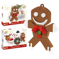 COBI 20013 Ozdoba na choinkę Piernikowy Ludzik Pierniczek Zawieszka