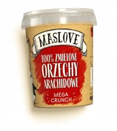 Pasta naturalny MASLOVE Masło Orzechowe Crunchy 400 g 400 ml