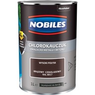 Emalia Nobiles chlorokauczuk brązowa czekoladowa 0,9l