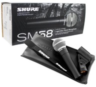 SHURE SM 58 LCE Vokálny dynamický mikrofón