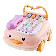 Baby Phone Musical Toy for Boy Preschool Blue
