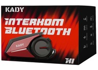 INTERKOM MOTOCYKLOWY BLUETOOTH KADY K1 1200 METRÓW POLSKI LEKTOR 850 mAh