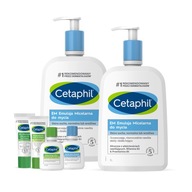 Zestaw Cetaphil EM Emulsja micelarna 1L duopack + GRATIS 4 mini prdukty