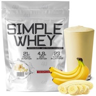 Odżywka białkowa koncentrat białka - WPC 4U Nutrition proszek 700 g smak bananowy