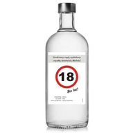 urodzinowe etykiety na ALKOHOL wódkę 18 urodziny