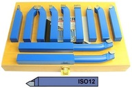 Nože - sústružnícky nôž 8x8mm + nôž ISO12R sada 12 ks