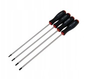 Neilsen CT2899 4 szt. 250 mm bardzo długi śrubokręt Star TORX T15 T20 T25 T30 X 250 4-częściowy zestaw, srebrny