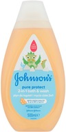 Johnson's Pure Protect 2 w 1 Płyn do kąpieli i mycia dla dzieci 500 ml