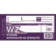 Wydanie materiałów na zewnątrz WZ Michalczyk i Prokop 80 kartek
