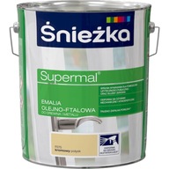 ŚNIEŻKA SUPERMAL FARBA OLEJNO-FTALOWA KREMOWY 10L