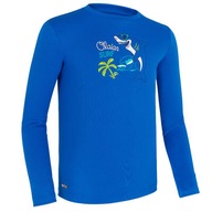 Koszulka pływacka Olaian odcienie niebieskiego 104-110