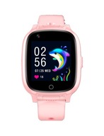 Smartwatch dla dzieci Garett Kids Twin 4G różowy