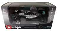Bburago 1:43 MERCEDES F1 W07 HYBRID Nico Rosberg