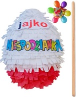 PINIATA JAJKO NIESPODZIANKA PREZENT + GRATISY 80cm