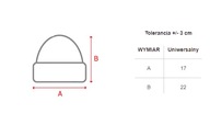 SPJ Trade czapka zimowa beanie czarny rozmiar uniwersalny