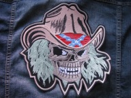 Skull cowboy chopper harley нашивка haft фото, цена