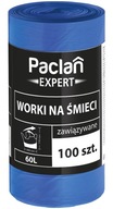 WORKI NA ŚMIECI wiązane mocne 60L x 100szt. Paclan